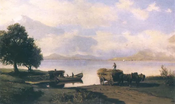 Hans Schleich, Nad brzegiem jeziora