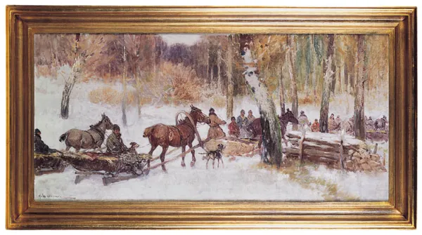 Adam Setkowicz, NA POLOWANIU, ok. 1910