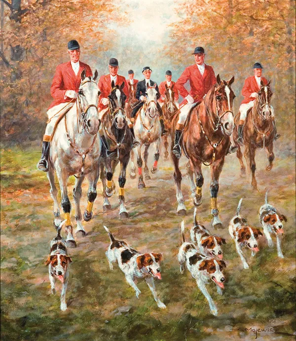 Georg (George) Majewicz, WYJAZD NA POLOWANIE PAR FORCE