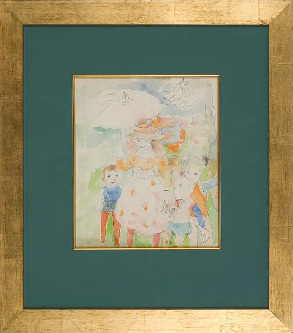 Juliusz Studnicki, NA SPACER Z DZIEĆMI, lata 50. XX w.