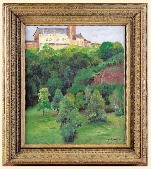 Michał Gorstkin Wywiórski, KOŚCIÓŁ NA WYSOKIM WZGÓRZU, ok. 1910