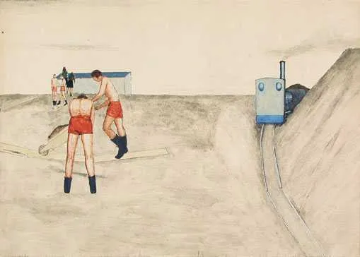 Jerzy Nowosielski, Kolejka wąskotorowa, 1948