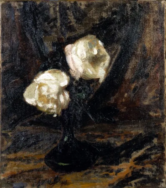 Leon Wyczółkowski, Białe róże, 1908