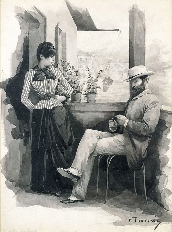 Victor Thomas, Na werandzie