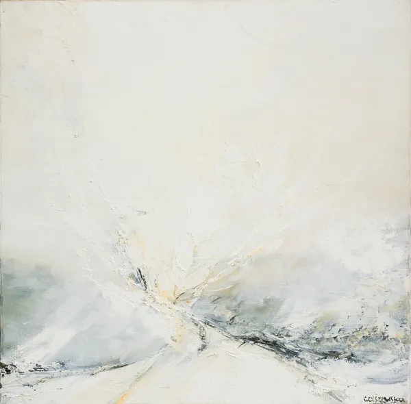 Cécilia Olszewska, Pejzaż biały, ok. 1985-90