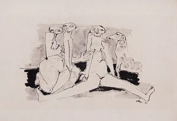 Otto Axer, Trzy akty z psem, 1973