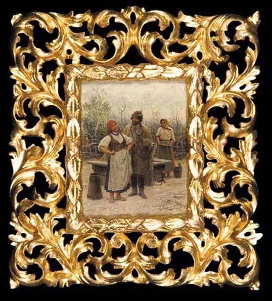 Franciszek Streitt, SPOTKANIE PRZY STUDNI, ok. 1880