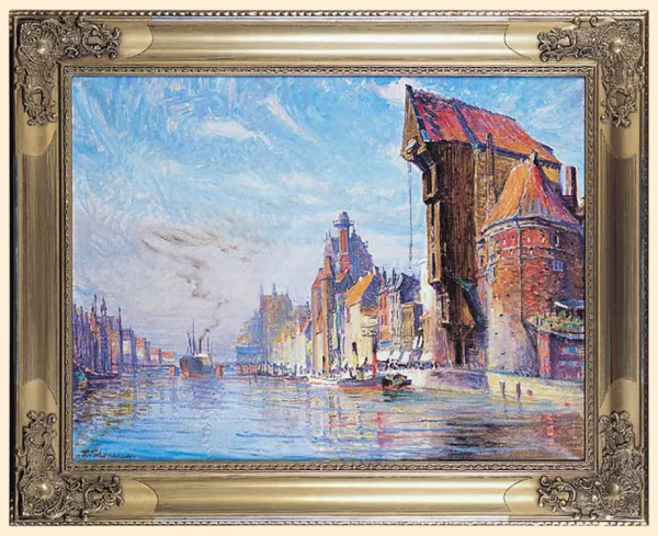 Theodor Urtnowski, GDAŃSK –  ŻURAW NAD MOTŁAWĄ, przed 1939