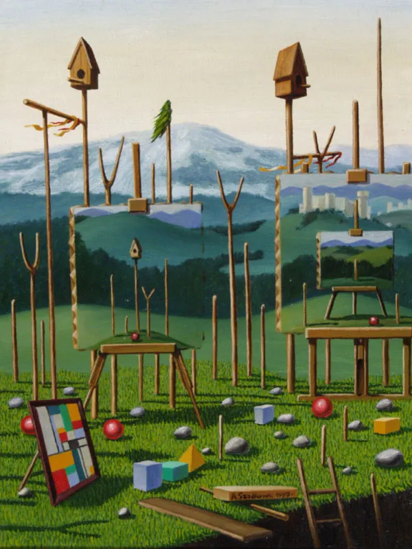 Andrzej Szadkowski, Wzgórze metafizyczne, 1997