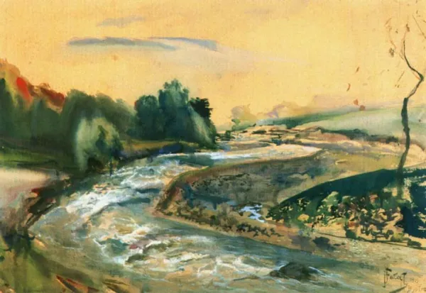 Julian Fałat, Zakole rzeki