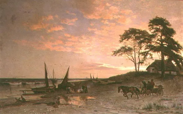 Felix Wichert, Na brzegu morza