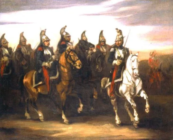 Piotr Michałowski, Kirasjerzy (Kirasjerzy francuscy), przed 1835