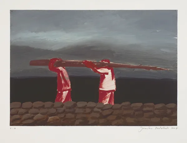 Jarosław Modzelewski, Dwaj ludzie z żerdzią, 2007