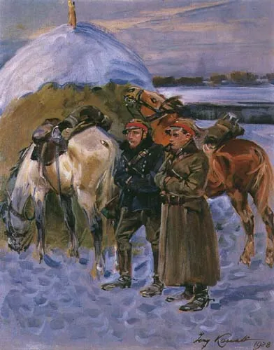 Jerzy Kossak, Na popasie