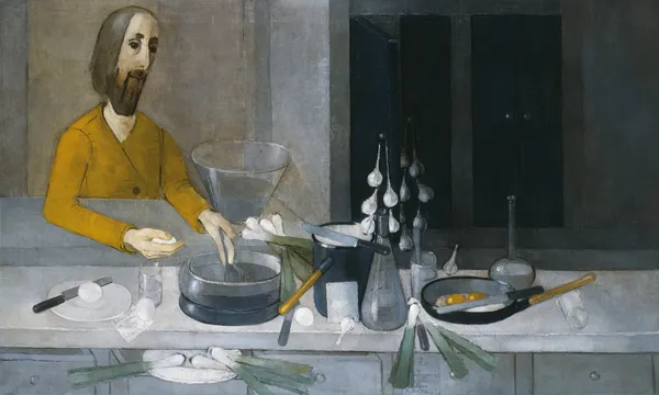 Kiejstut Bereźnicki, POSTAĆ W ŻÓŁTYM ZE SZKŁAMI, 1989