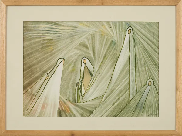 Lucyna Kuśnierczyk, W labiryncie, z cyklu Kobiety, 2006