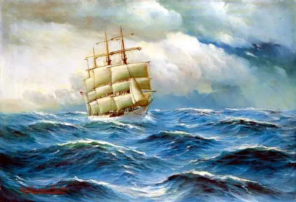 Alfred Jensen, Okręt szkolny 