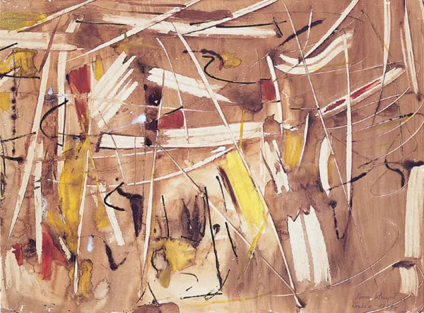 Maria Stangret, Abstrakcja informel, 1959