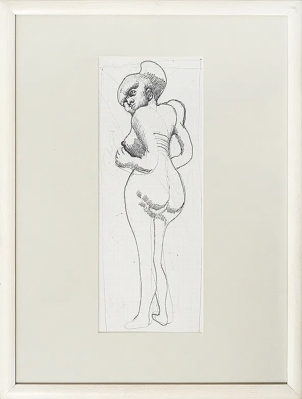 Jan Lebenstein, Akt stojący, koniec lat 60. XX w.