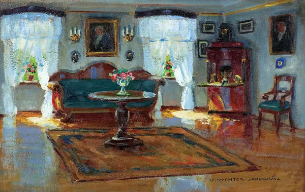 Bronisława Rychter-Janowska, SALONIK W DWORKU