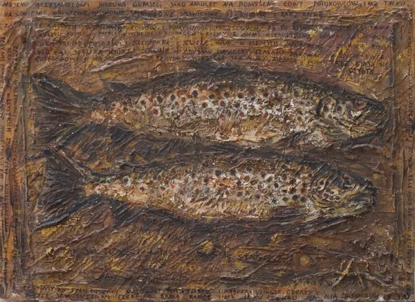 Aleksander Roszkowski, Dwa pstrągi, 1993