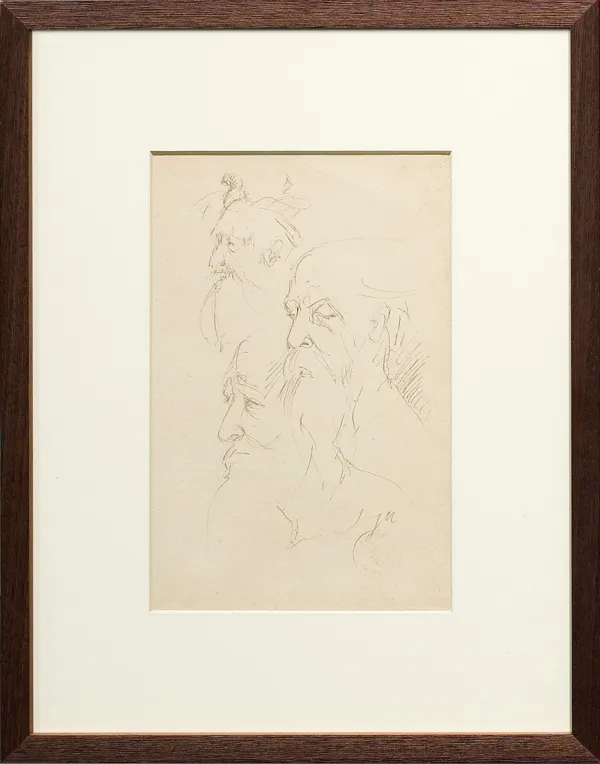 Jacek Malczewski, SZKICE TRZECH GŁÓW MĘSKICH