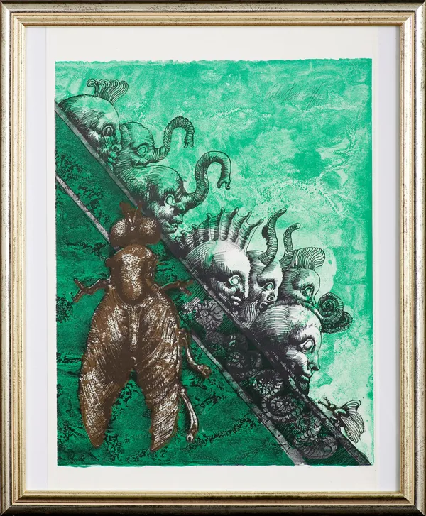 Jan Lebenstein, Kompozycja z fantastycznymi zwierzĘtami