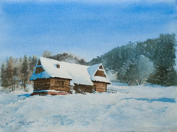Andrzej Otawa, Chata w śniegu, 2007