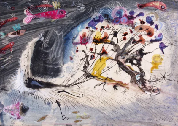 Józef Wilkoń, Paw i ryby 