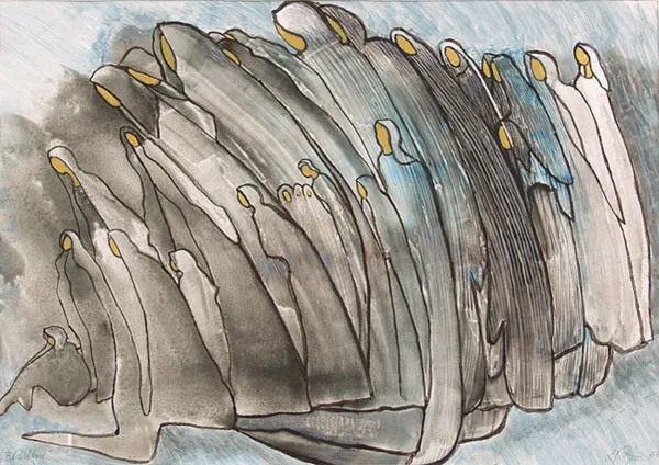 Lucyna Kuśnierczyk, Bezsilne, z cyklu „Kobiety”, 2004