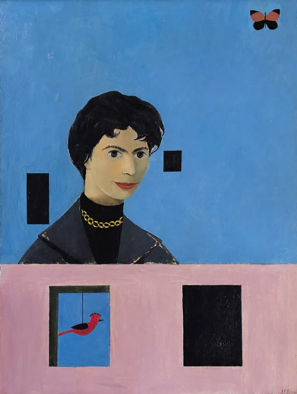 Kazimierz Mikulski, DZIEWCZYNA Z MOTYLEM, 1957