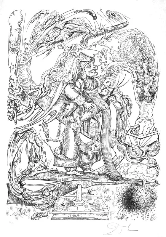 Salvador Dali, Ilustracja 17 z teki les songes...