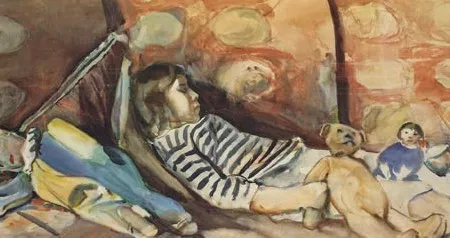 Julian Fałat, Dziewczynka z lalkami