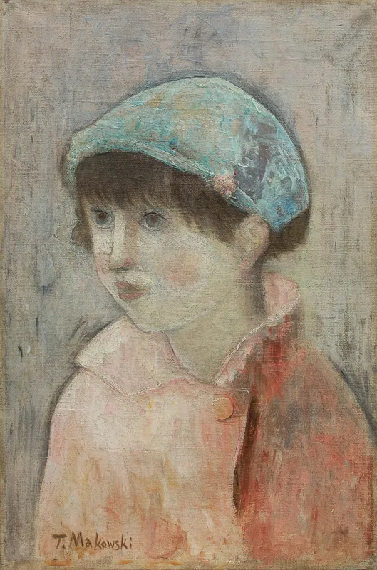 Tadeusz Makowski, Portret dziewczynki, 1923