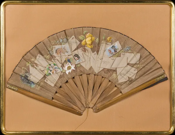 Autor nierozpoznany, WACHLARZ MALOWANY 