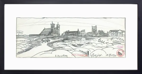 Edward Dwurnik, Głogów, z cyklu Plenery, 1978