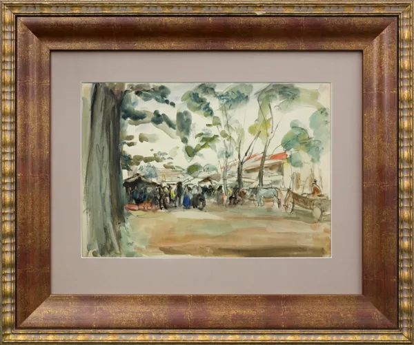 Wojciech Weiss, ODPUST W KALWARII, 1915