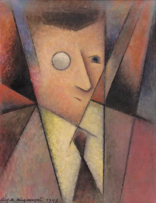 Józef Mieszkowski, PORTRET MĘŻCZYZNY Z MONOKLEM, 1947