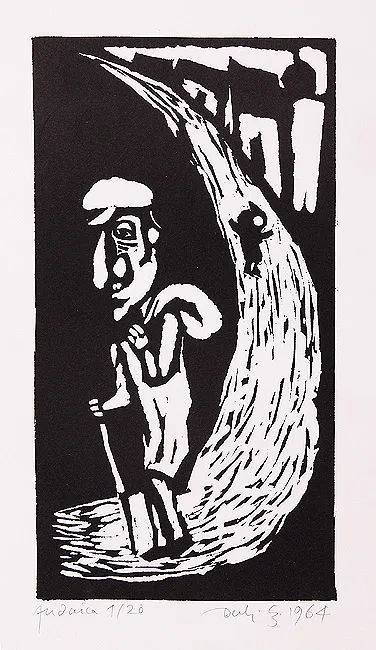 Jerzy Duda Gracz, Rycina 17 z cyklu „Judaica”, 1964