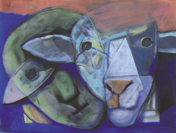 Stasys Eidrigevičius, Owca, 1997