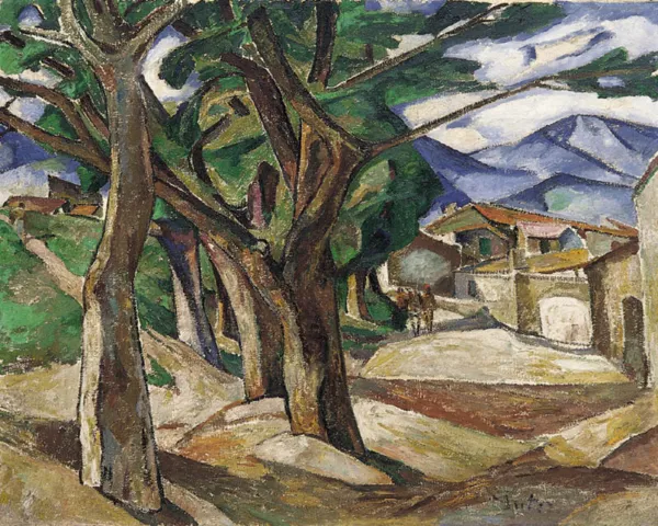 Mela - (Melania Mutermilch) Muter, Pejzaż z Saint-Tropez, ok. 1921