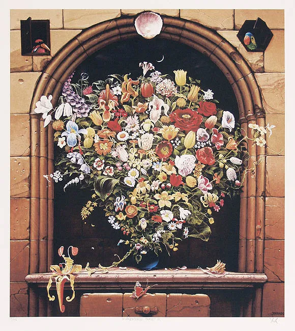 Jacek Yerka, Holenderski bukiet, 1990