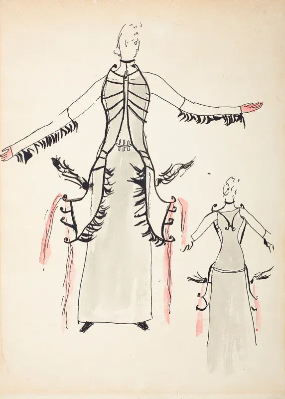 Tadeusz Brzozowski, PROJEKT KOSTIUMU DO DZIADÓW ADAMA MICKIEWICZA