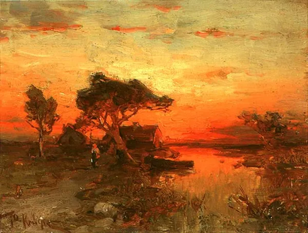 Juliusz Klewer, Zachód słońca