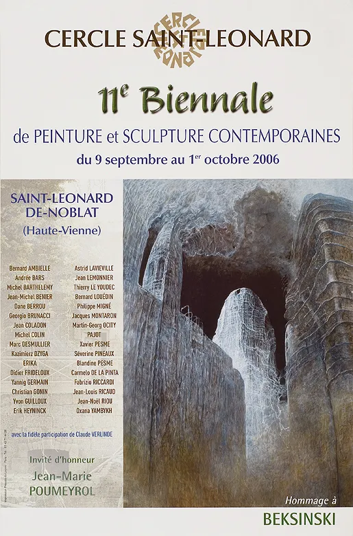 Zdzisław Beksiński, Plakat wystawy zbiorowej, 2006