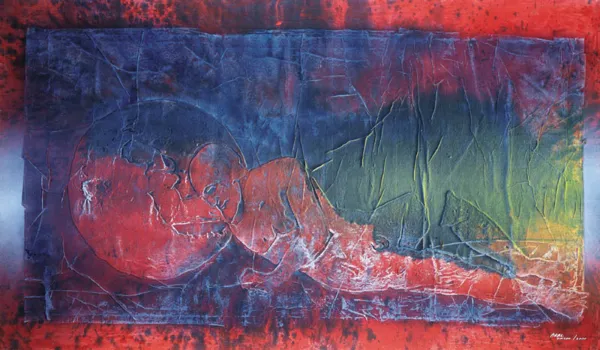 Józef Krzysztof Oraczewski, Postać leżąca I (z kulą), 2000