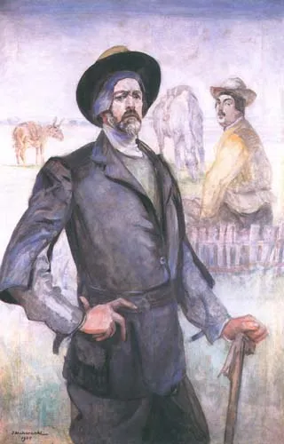 Jacek Malczewski, Don Kichot-autoportret z Mieczysławem Gąseckim