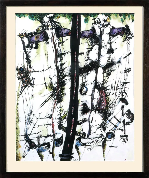 Tadeusz Brzozowski, Homo Ludens á la Poached Eggs Ninon, 1986