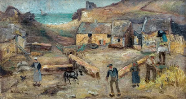 Tadeusz Makowski, ZAGRODA W BRETANII, 1917