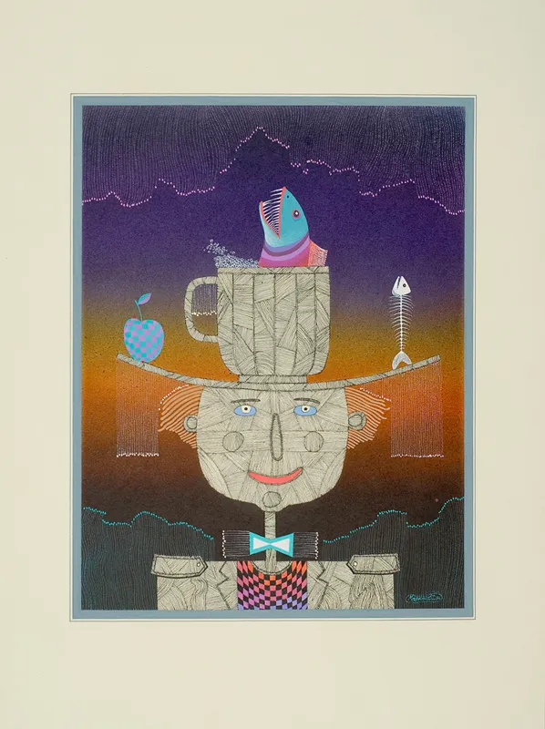 Dmitrij  Markelov, Postać w kapeluszu, 1994